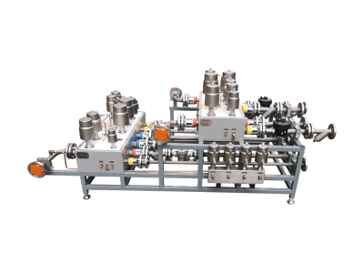 建德氣動(dòng)硫化機(jī)集成熱工閥組圖2